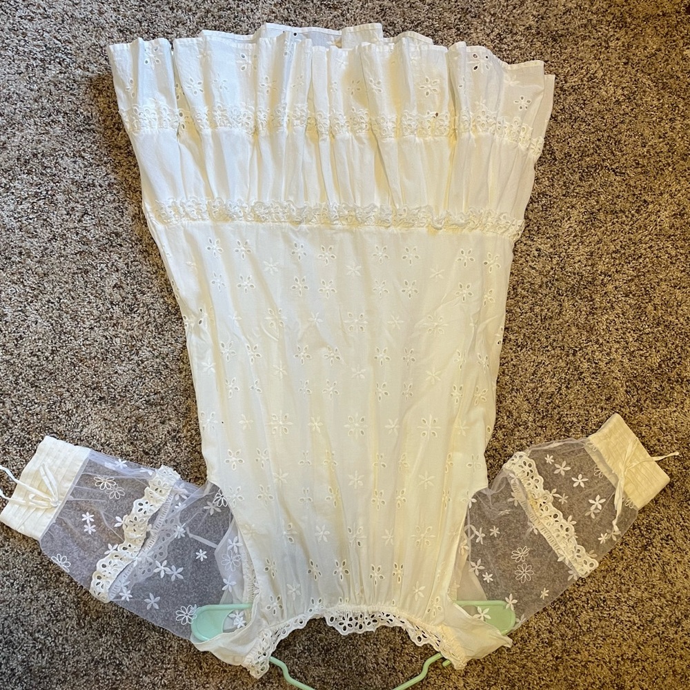 For love and lemons neutrals white lace dress size medium - Picture 5 of 17